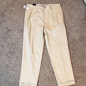 IZOD Men's Beige Dress Pants NWT